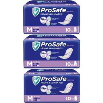 Prosafe Medium Orta Boy Normal 30 Adet 3x10'lu Mesane Lohusa Pedi