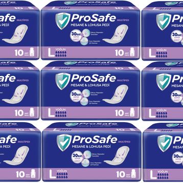 Prosafe Multiped Yoğun Büyük Boy 90 Adet Lohusa ve Mesane Pedi