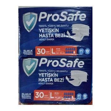 Prosafe Textil Yüzeyli Large 100-150 cm 60 Adet Hasta Bezi