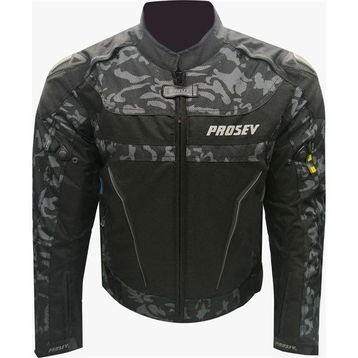 Prosev 18609 Hörgüçlü 4 Mevsim Siyah Kırmızı Motosiklet Montu