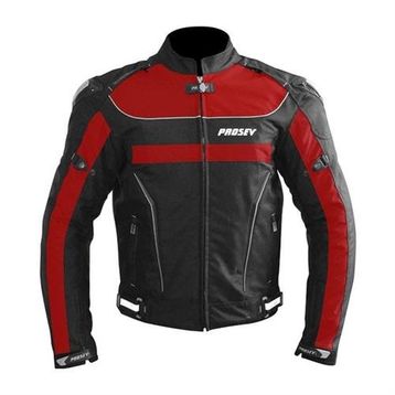 Prosev 18609 Hörgüçlü 4 Mevsim Siyah Kırmızı Motosiklet Montu