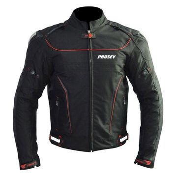 Prosev 18609 Hörgüçlü 4 Mevsim Siyah Kırmızı Motosiklet Montu
