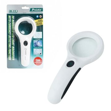 Proskit MA-019 Işıklı 3x Büyüteç