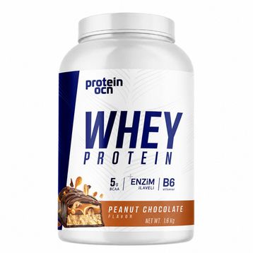 Proteinocean 1600 gr Peanut Chocolate Aromalı Whey Protein Tozu