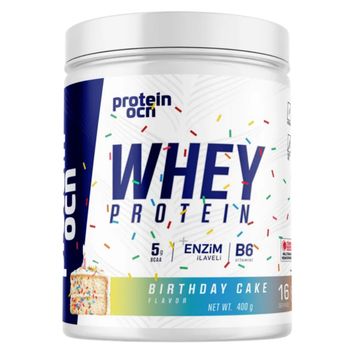 Proteinocean 400 gr Birthday Cake Aromalı Whey Protein Tozu