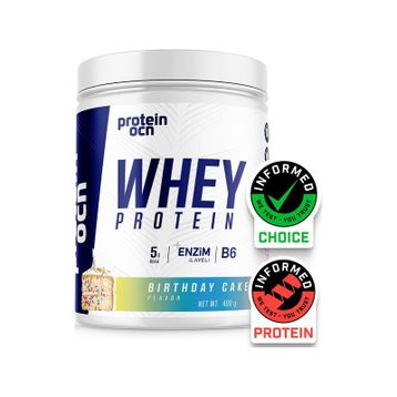 Proteinocean 400 gr Birthday Cake Aromalı Whey Protein Tozu