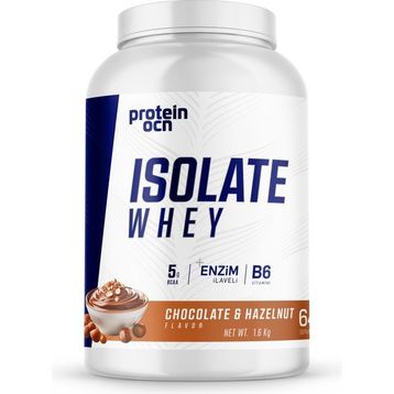 Proteinocean Isolate 1600 gr Fındık Çikolata Aromalı Whey Protein Tozu