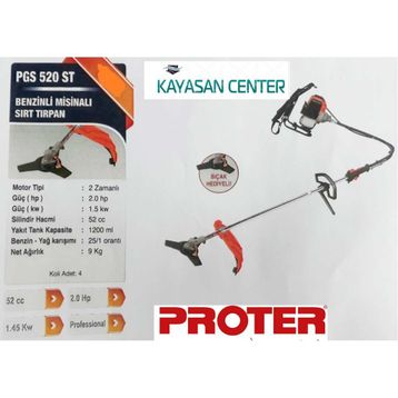 Proter PGS 520 ST Benzinli Sırt Tırpan