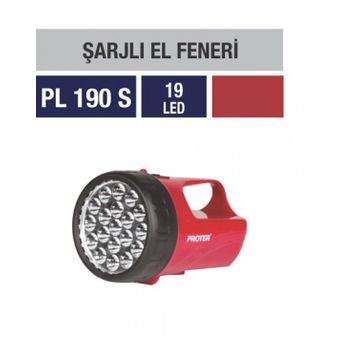 Proter PL 190 S Şarjlı El Feneri