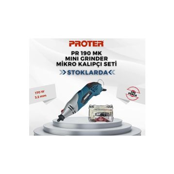 Proter PR 190 MK Mini Grinder Mikro Kalıpçı Seti