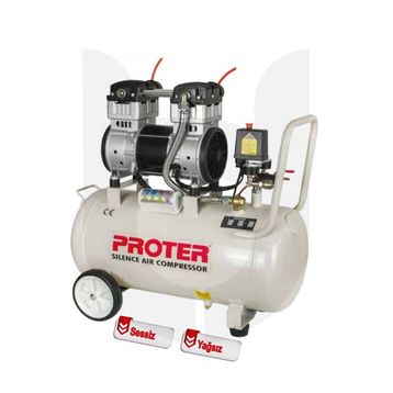 Proter PR 52 S 50 lt Sessiz ve Yağsız Hava Kompresörü