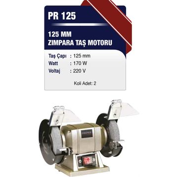 PROTER PR125 Zımpara Taş Motoru