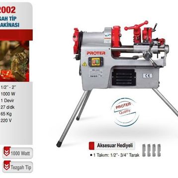 Proter PR2002 Pafta Makinesi