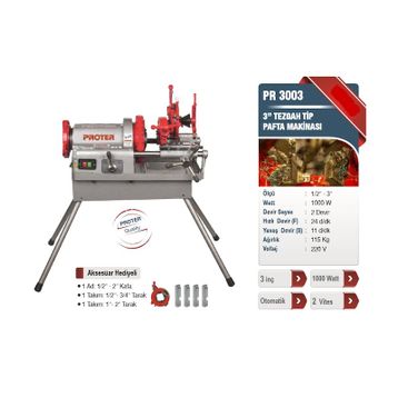 Proter PR3003 Pafta Makinesi