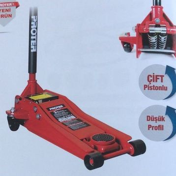 Proter PR303DP 3 Ton Düşük Tip Garaj Krikosu Çift Pistonlu