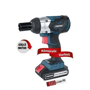 Proter PST 460 WS 1/2 Kömürsüz Darbeli Şarjlı Somun Sökme