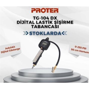 Proter TG-104 DX Dijital Lastik Şişirme Tabancası