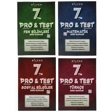 Pro&Test 7. Sınıf 4'lü Yeni Nesil Soru Bankası Seti-Bilfen Yayınları