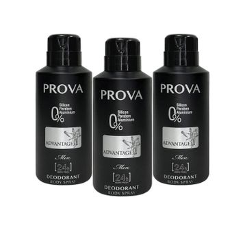 Prova Advantage 3x150 ml Erkek Deodorant