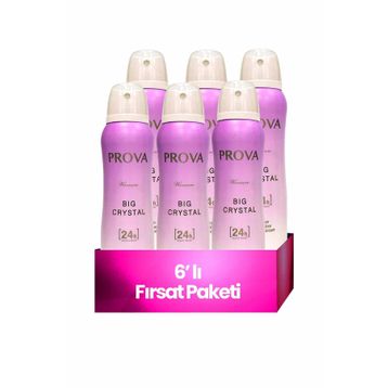 Prova Big Crystal 6x150 ml Kadın Sprey Deodorant