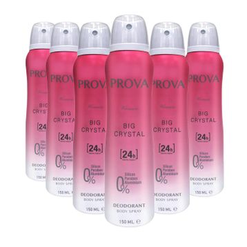 Prova Big Crystal 6x150 ml Kadın Sprey Deodorant