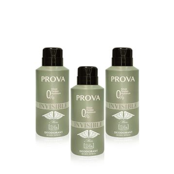 Prova Invisible 3x150 ml Erkek Deodorant