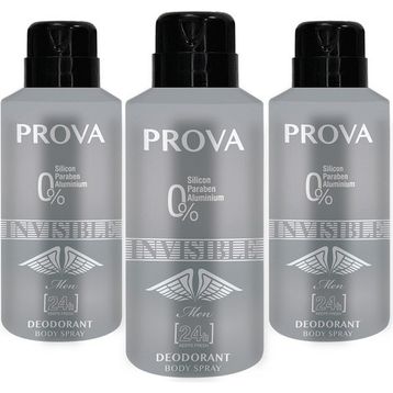 Prova Invisible 3x150 ml Erkek Deodorant
