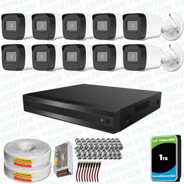 Provzen Hikvision RV 10 Kamera 1TB HDD Güvenlik Kamerası