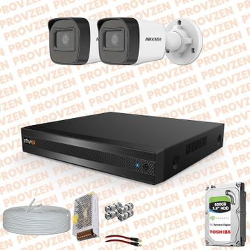 Provzen Hikvision RV 2 Kamera 500GB HDD Güvenlik Kamerası