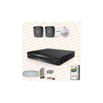 Provzen Hikvision RV 2 Kamera 500GB HDD Güvenlik Kamerası