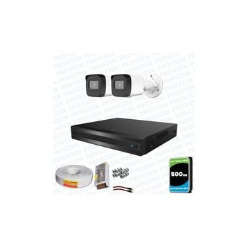 Provzen Hikvision RV 2 Kamera 500GB HDD Güvenlik Kamerası