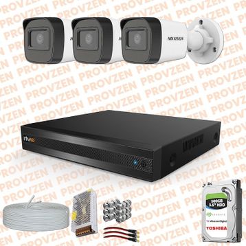 Provzen Hikvision RV 3 Kamera 500GB HDD Güvenlik Kamerası