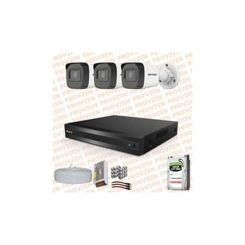 Provzen Hikvision RV 3 Kamera 500GB HDD Güvenlik Kamerası