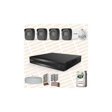 Provzen Hikvision RV 4 Kamera 500GB HDD Güvenlik Kamerası