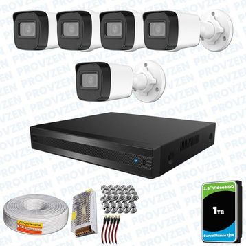 Provzen Hikvision RV 5 Kamera 1TB HDD Güvenlik Kamerası