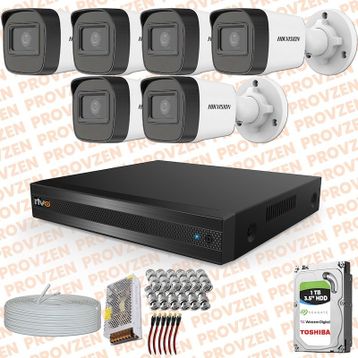 Provzen Hikvision RV 6 Kamera 1TB HDD Güvenlik Kamerası