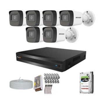 Provzen Hikvision RV 6 Kamera 1TB HDD Güvenlik Kamerası