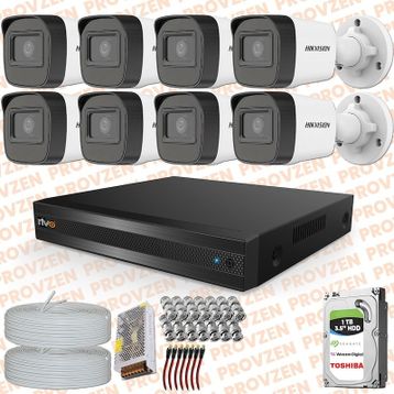 Provzen Hikvision RV 8 Kamera 1TB HDD Güvenlik Kamerası