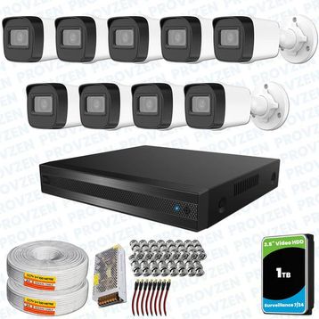 Provzen Hikvision RV 9 Kamera 1TB HDD Güvenlik Kamerası