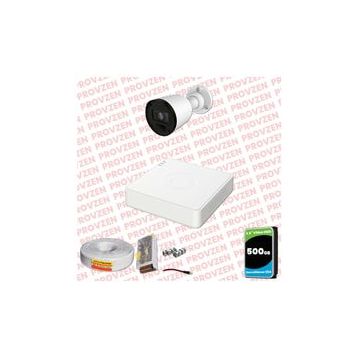 Provzen RV Hikvision 1 Kamera 20 m Gece Görüş Güvenlik Kamerası