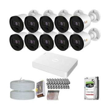 Provzen RV Hikvision 10 Kamera 20 m Gece Görüş Güvenlik Kamerası
