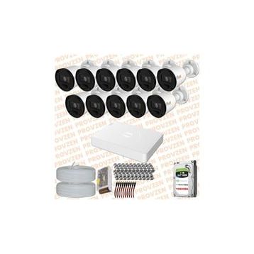 Provzen RV Hikvision 11 Kamera 20 m Gece Görüş Güvenlik Kamerası