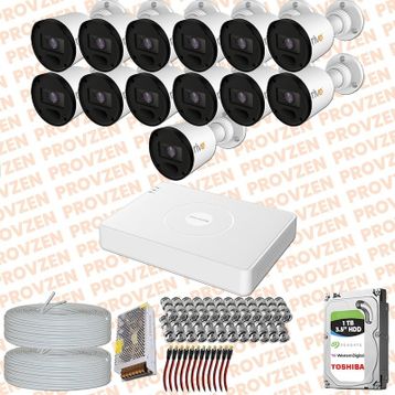 Provzen RV Hikvision 13 Kamera 20 m Gece Görüş Güvenlik Kamerası