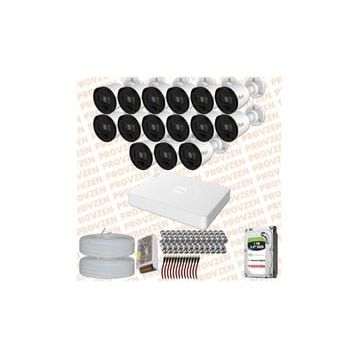 Provzen RV Hikvision 15 Kamera 20 m Gece Görüş Güvenlik Kamerası