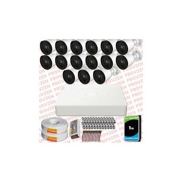 Provzen RV Hikvision 15 Kamera 20 m Gece Görüş Güvenlik Kamerası