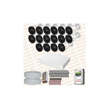 Provzen RV Hikvision 16 Kamera 20 m Gece Görüş Güvenlik Kamerası