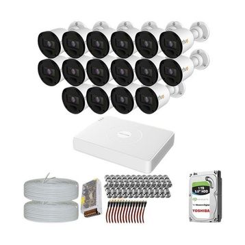 Provzen RV Hikvision 16 Kamera 20 m Gece Görüş Güvenlik Kamerası