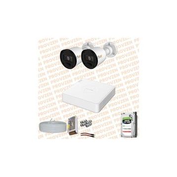 Provzen RV Hikvision 2 Kamera 20 m Gece Görüş Güvenlik Kamerası