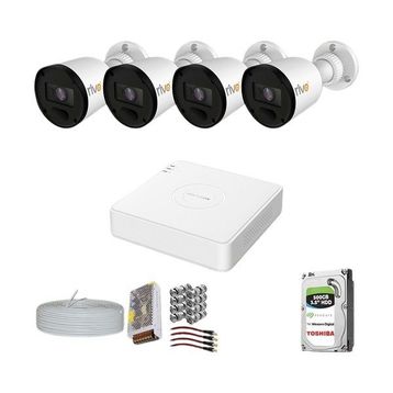 Provzen RV Hikvision 4 Kamera 20 m Gece Görüş Güvenlik Kamerası