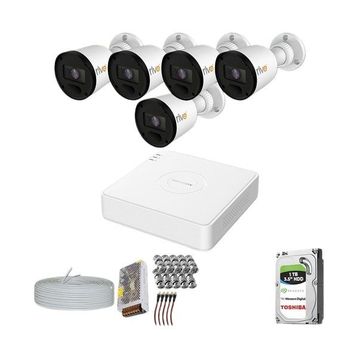Provzen RV Hikvision 5 Kamera 20 m Gece Görüş Güvenlik Kamerası